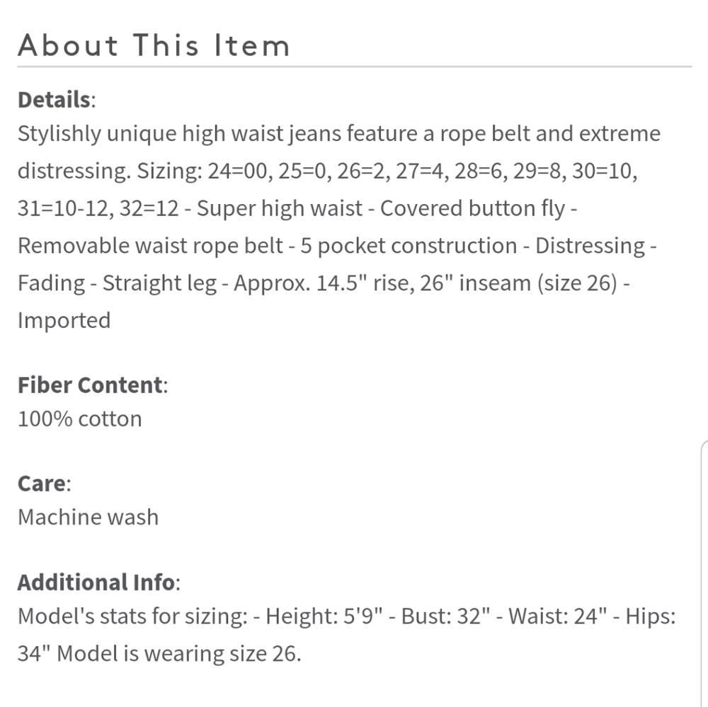 CLOSET CLEAROUT LAST SALE! HUDSON JESSE RELAXED HIGH WAISTED DISTRESSED JEANS - Picture 4 of 5